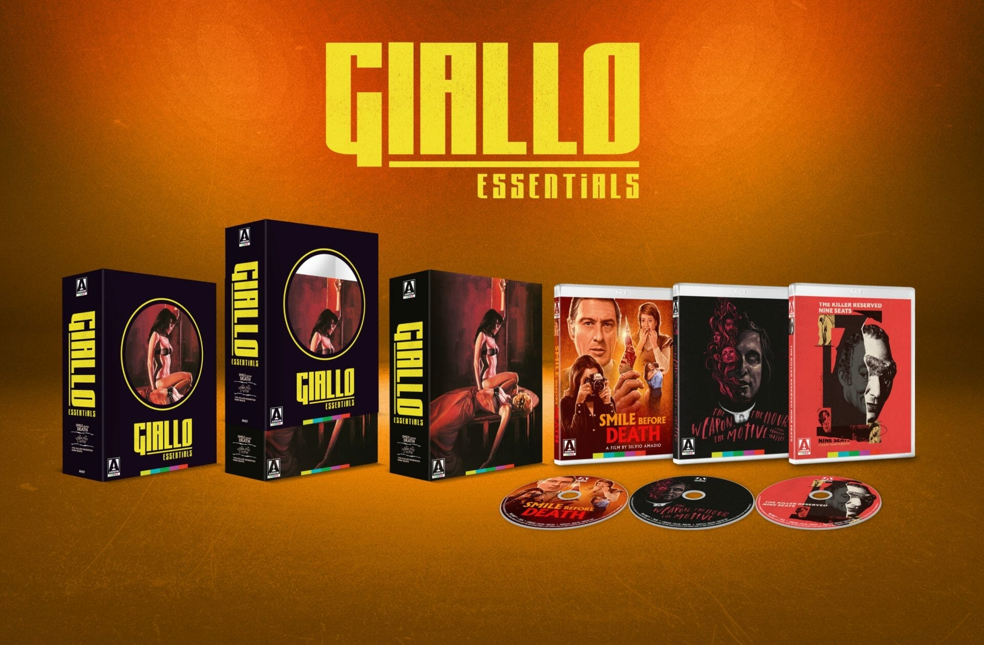 Giallo Essentials V3 Black Edition (Arrow US) (Blu-Ray) – DiabolikDVD