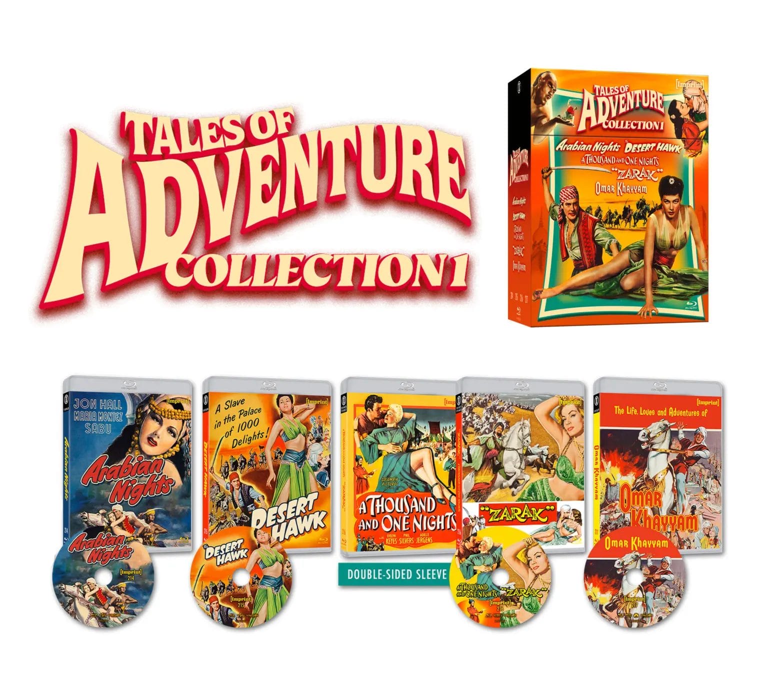 Tales of Adventure Collection V1 (Imprint LE 4 Disc Hardbox) (Blu 