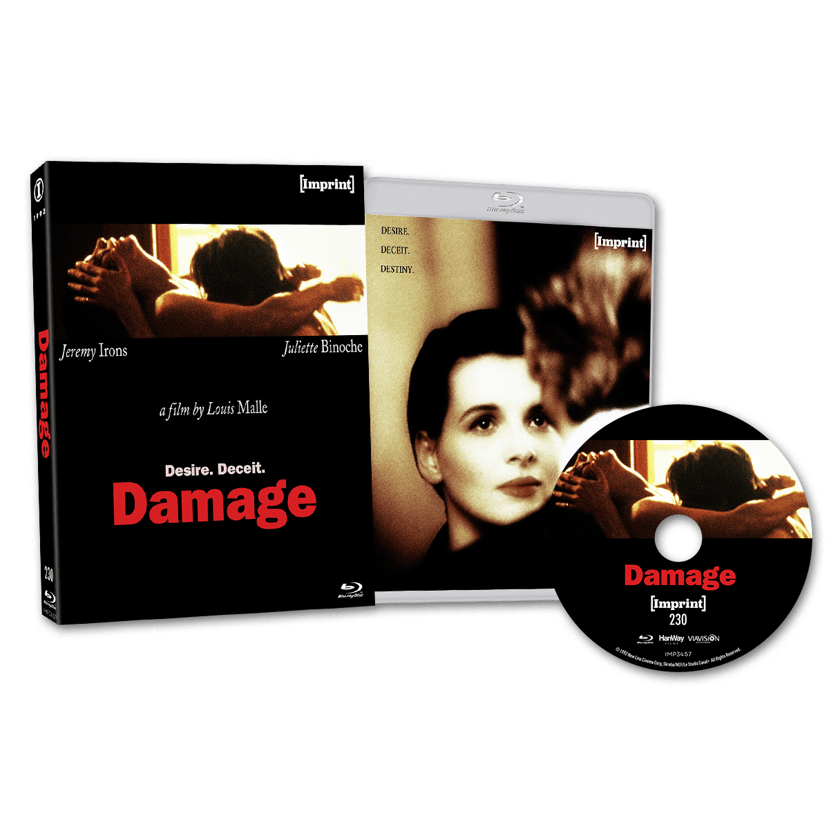 Damage (Imprint LE Slipcover) (Blu-Ray All Region) – DiabolikDVD