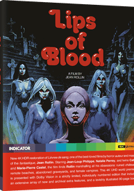 BD Lips of Blood (US INDICATOR Limited Edition Blu-Ray) Preorder
